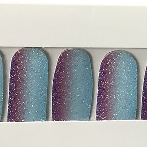 2/$24 or 3/$30 blue & purple ombre glitter nail strips.  “It takes Tucson” NWT